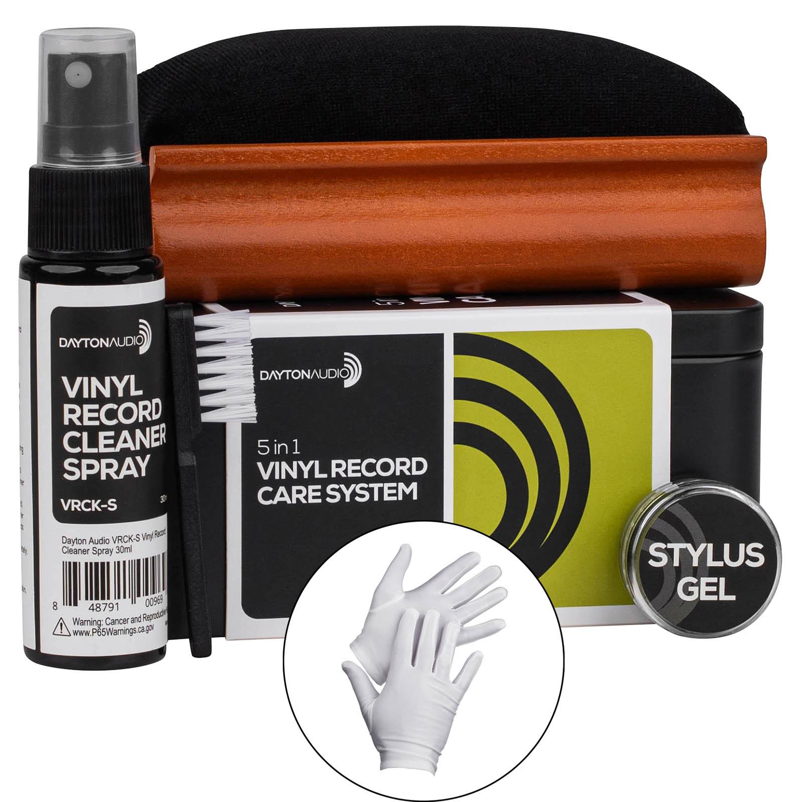 Dayton Audio VRCK Vinyl Record Cleaner Care System (5 in 1) Metal